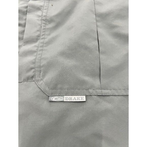 Drake Men's Vented Fishing Shirt Green Size XL‎ - Picture 3 of 5